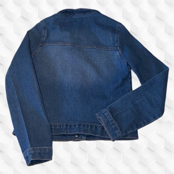 PLACE Girls 14 Blue Jean Jacket With 🩵 Buttons Trucker - Picture 2 of 5